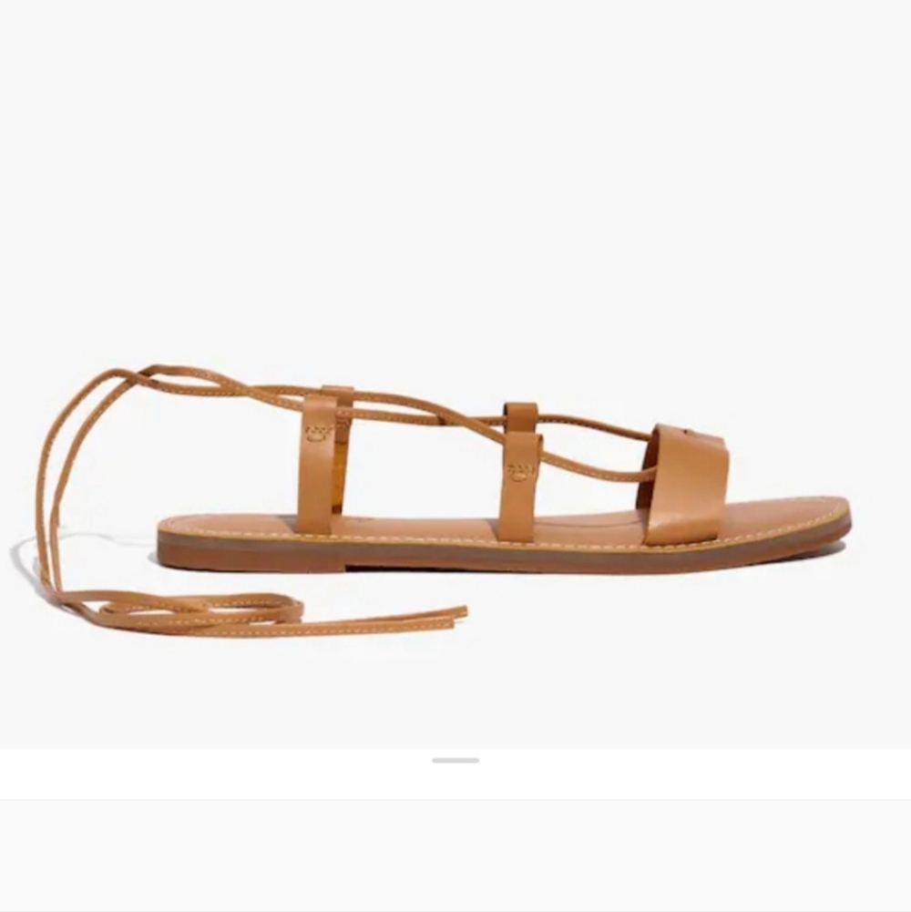 MADEWELL THE BOARD WALK LACE leather Sandals Size 9.5 - Picture 4 of 14